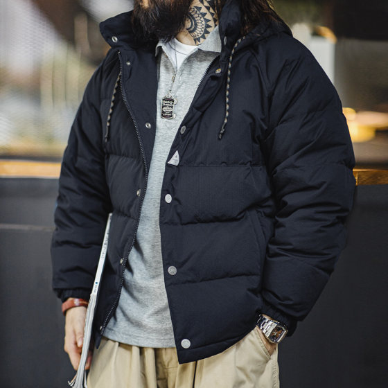 Madden Workwear American Retro Wide Quilted Down Jacket for Men
