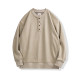 Madden Workwear American Casual Henley Neck Sweatshirt