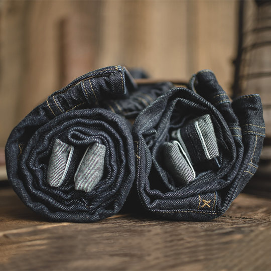 Horse fur brand cow red-eared denim