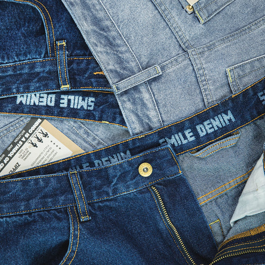 马登工装美式水洗丹宁软牛仔裤九分直筒深蓝宽松休闲长裤子男秋