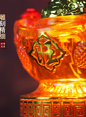 家用财神灯led水晶元宝仿真插电