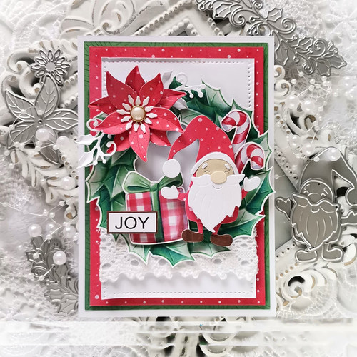 5798圣诞老人 切割模板DIY模具cutting die贺卡Scrapbook相册制作 - 图1