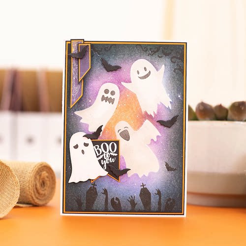 5675 万圣节 切割模板DIY模具cutting die贺卡Scrapbook 手账制作 - 图2