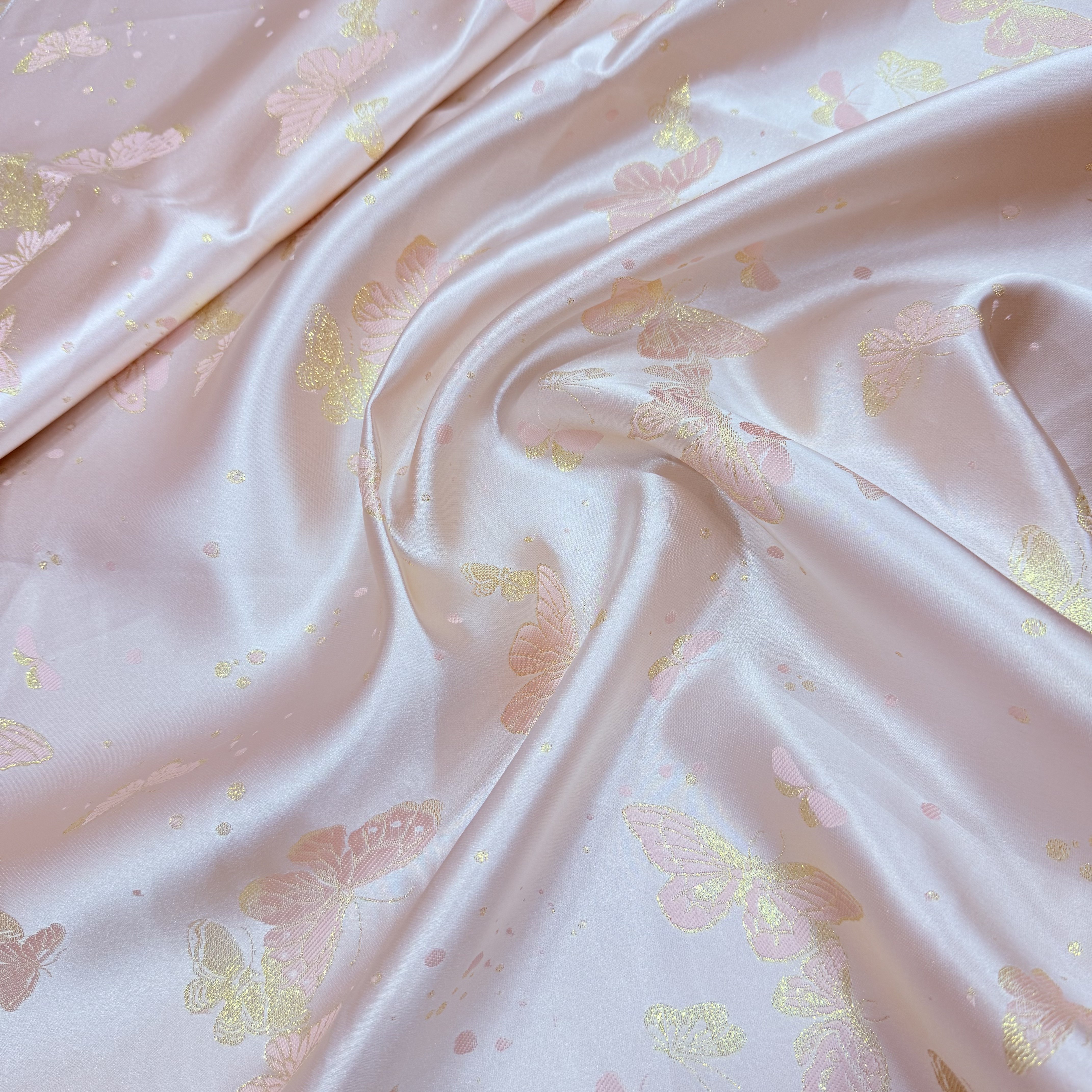 【蝴蝶】新中式国风织金仿宋锦提花面料马甲外套服装织锦缎,淘宝优惠券,粉丝福利购,淘宝优惠卷