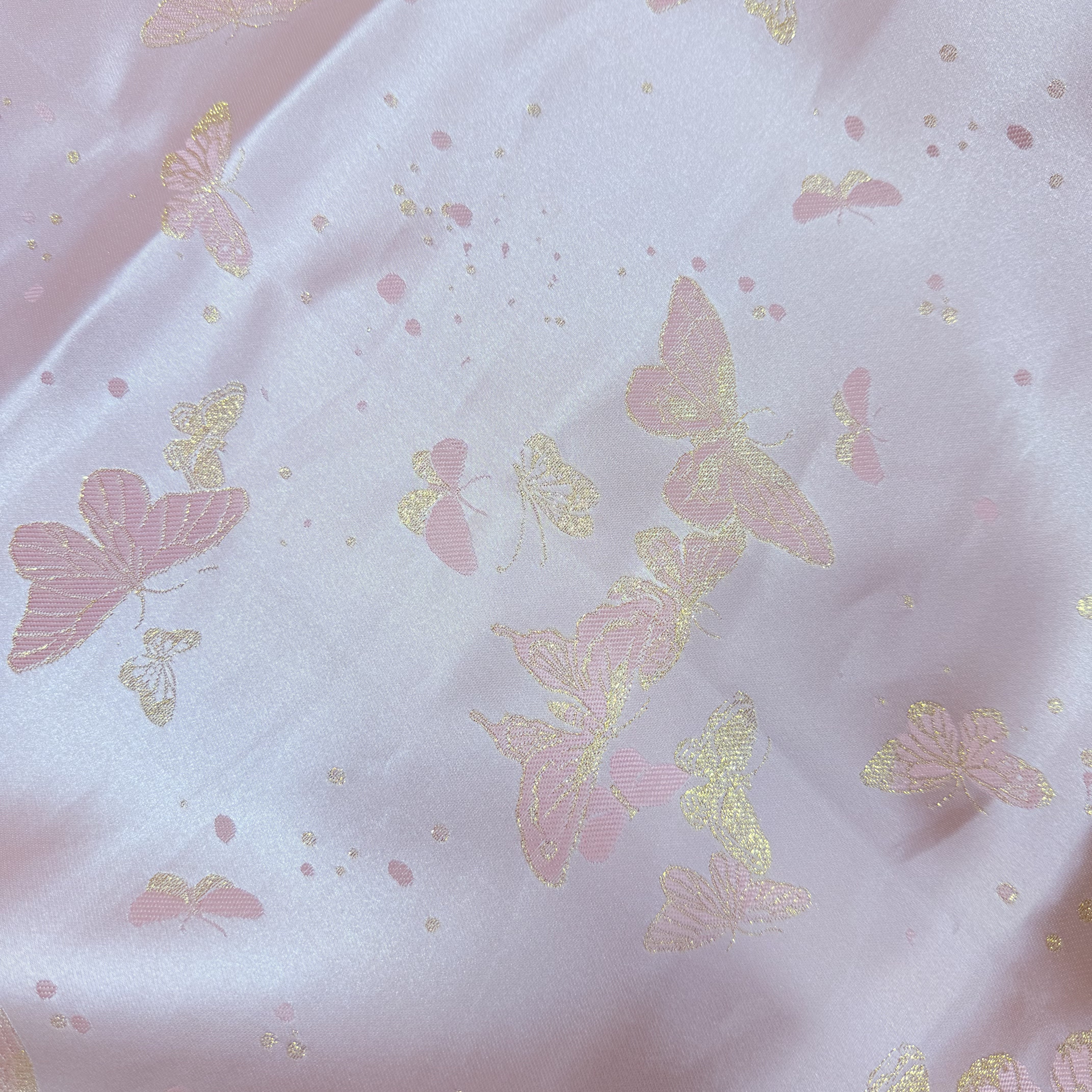 【蝴蝶】新中式国风织金仿宋锦提花面料马甲外套服装织锦缎,淘宝优惠券,粉丝福利购,淘宝优惠卷