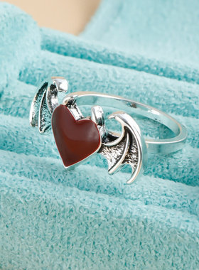 欧美跨境饰品嘻哈恶魔蝙蝠翅膀滴