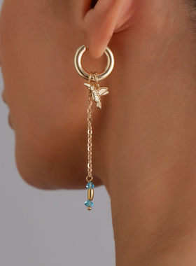 欧美跨境饰品时尚水晶小鸟项链女