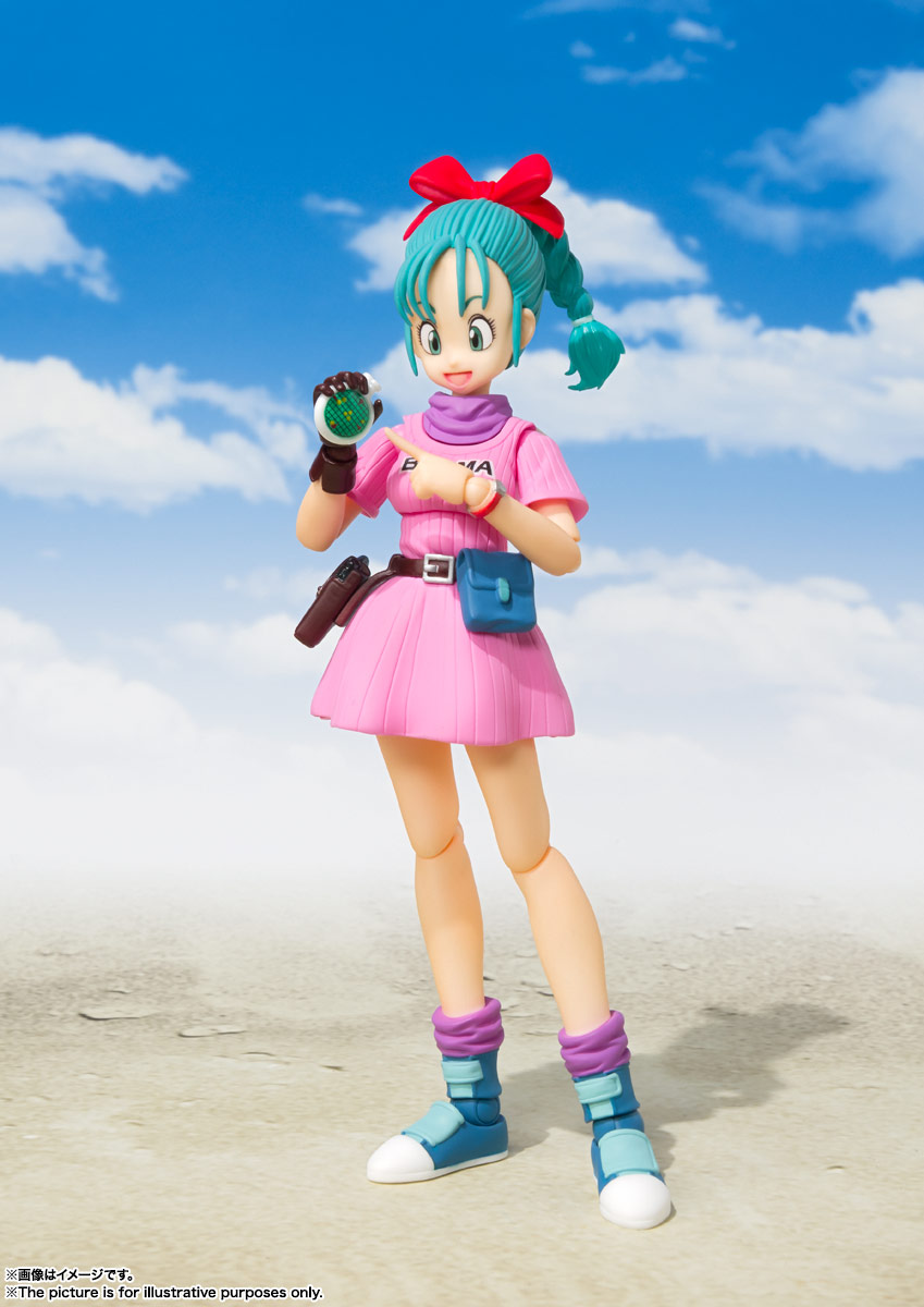 预订 万代 SHF 七龙珠 布尔玛 BULMA 大冒险的开始 可动手办 再版