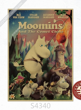 姆明一族Moomin动漫复古牛皮纸