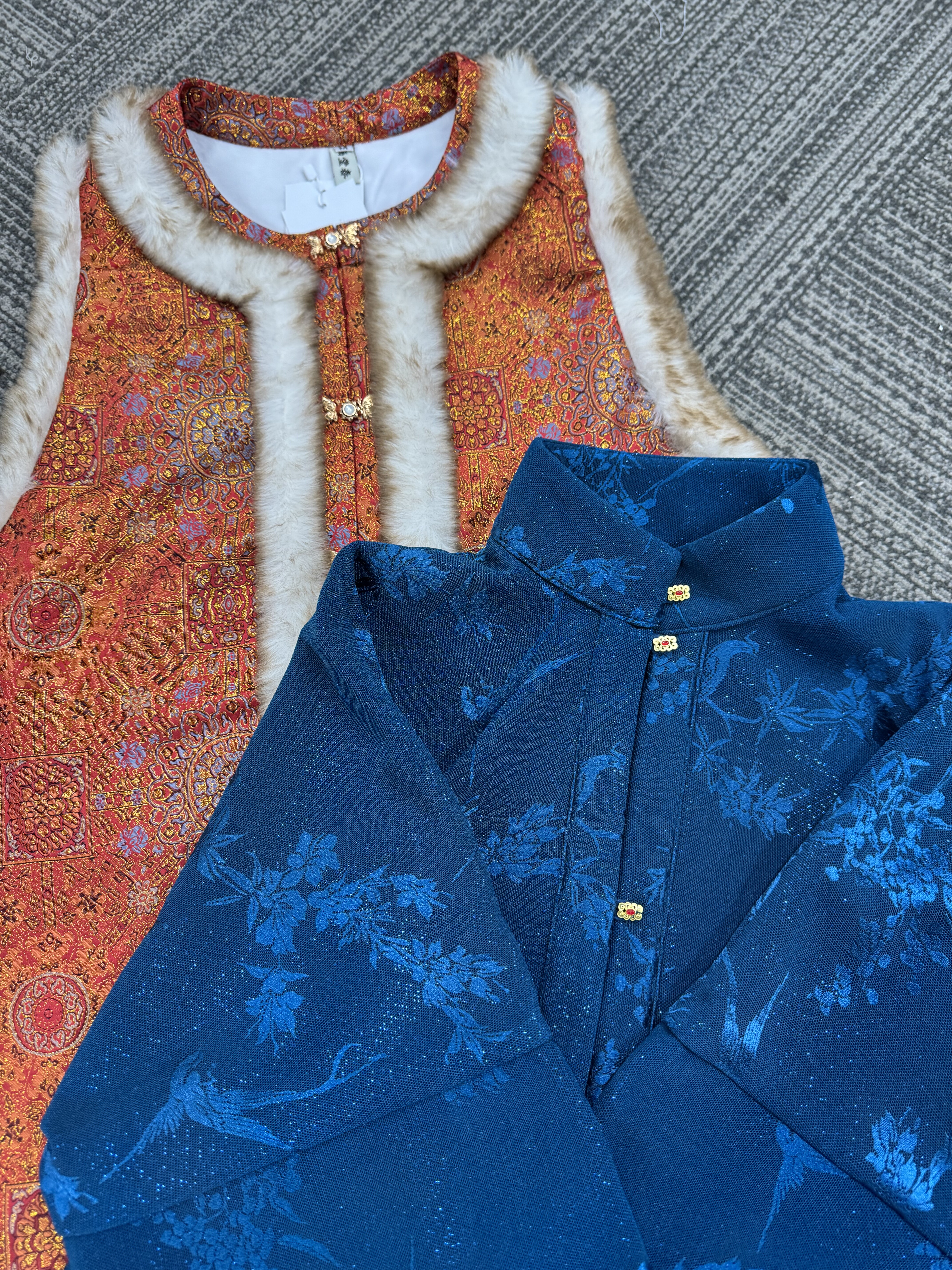 画堂春【小雀喜】原创三层复合绒明制立领对襟弓袋袖比甲保暖,淘宝优惠券,粉丝福利购,淘宝优惠卷