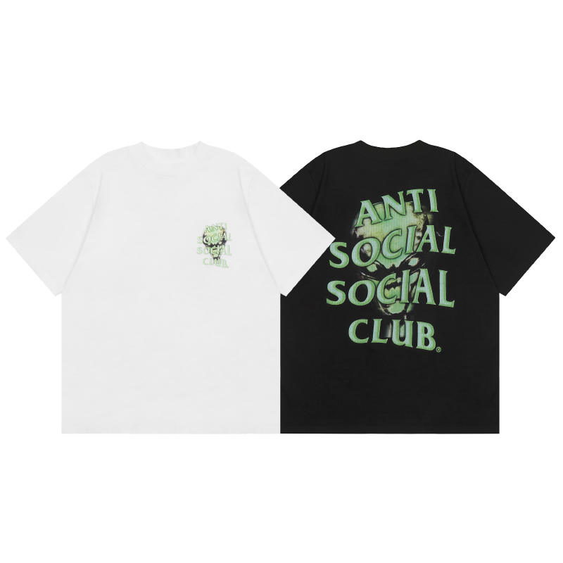 ANTI SOCIAL SOCIAL CLUB外星人印花趣味夏季T恤美式男女ASSC短袖-图3