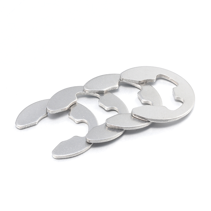 不锈钢304开口挡圈 E型卡簧扣 M￠1.5-2-3-3.5-4-5-6-7-8-9-10-15 - 图1