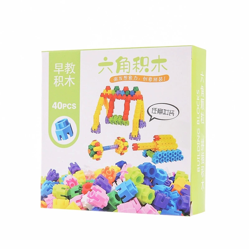 儿童益智玩具亲子互动拼插六角积木幼儿园生日礼物小学生积分礼品 - 图3