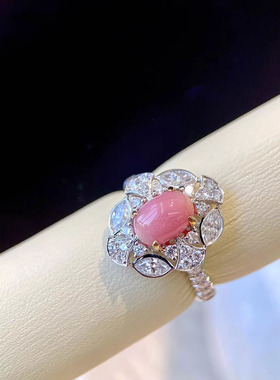 美人温婉造型仿海螺珠戒指戒女