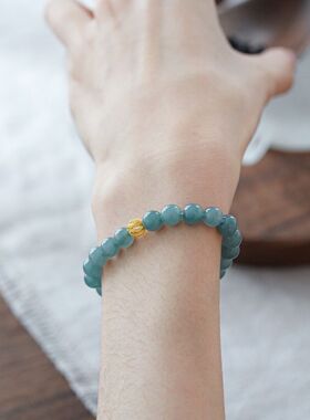 新中式国风单圈手串小众设计精致显气质手饰复古简约风高级感饰品