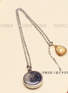 钛钢不掉色佛牌链男女通用