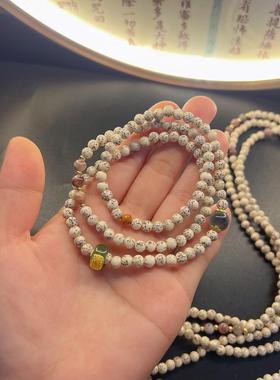 高级感复古星月菩提籽手链迷你佛珠搭配男女文玩原创饰品配饰手串