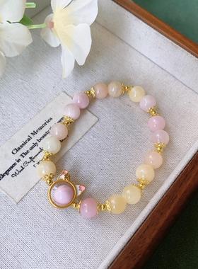 摩根石玉算盘8m手链流苏葫芦竹节平安扣手串直播福利跑量义乌饰品