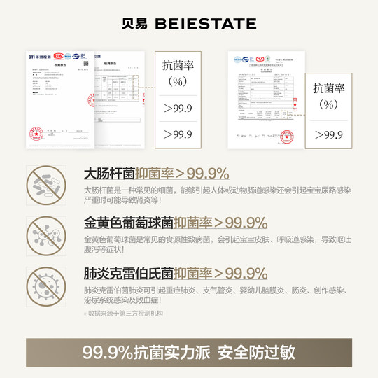 Beiyi IXPE утолщенный мягкий эластичный коврик для ползания с поддержкой