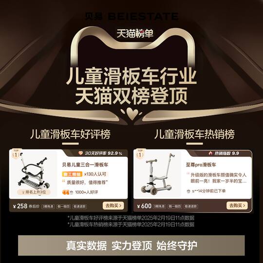 Beiyi children's scooter 7-in-1 foldable and seatable