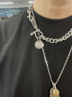 Medaigual钛钢耍帅裤链古巴链