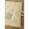 Carrying bay window mat with cream style removable and washable when going out