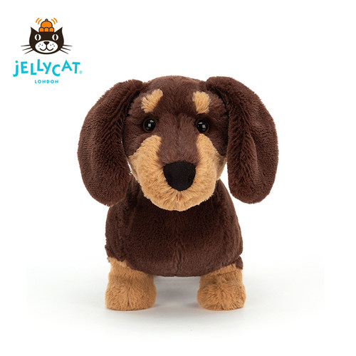 Jellycat正品奥托腊肠犬毛绒玩具小狗玩偶安抚公仔娃娃周边礼物 - 图0
