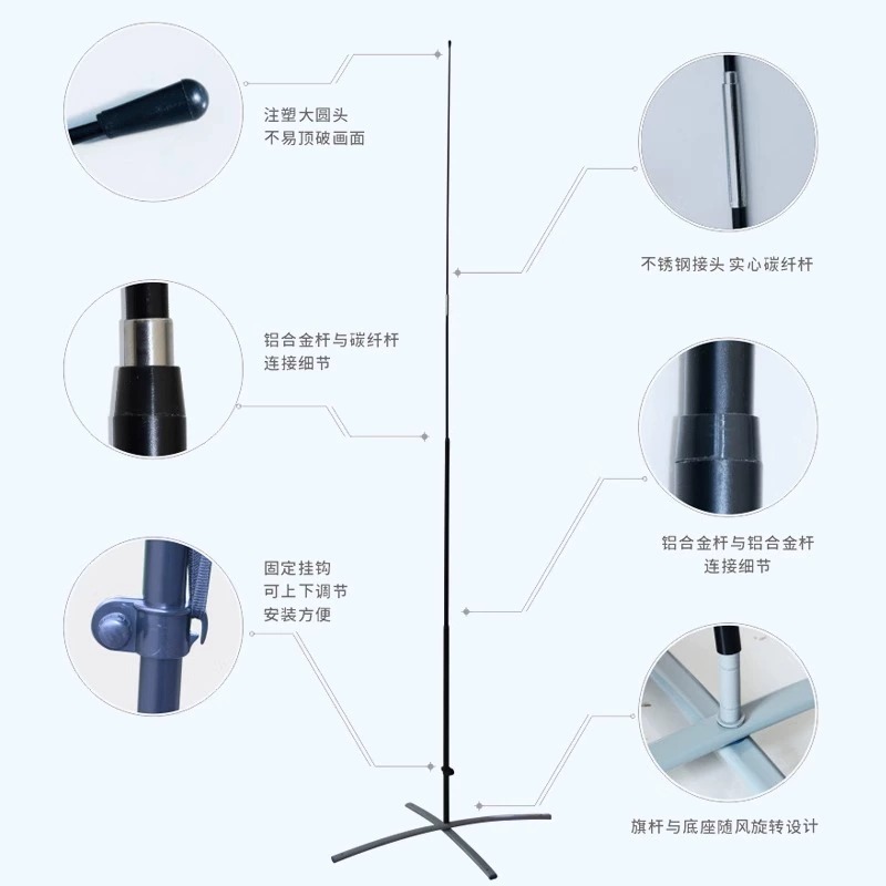 刀旗订制户外广告宣传道旗订做注水沙滩旗子底座双面彩旗定做旗杆 - 图3