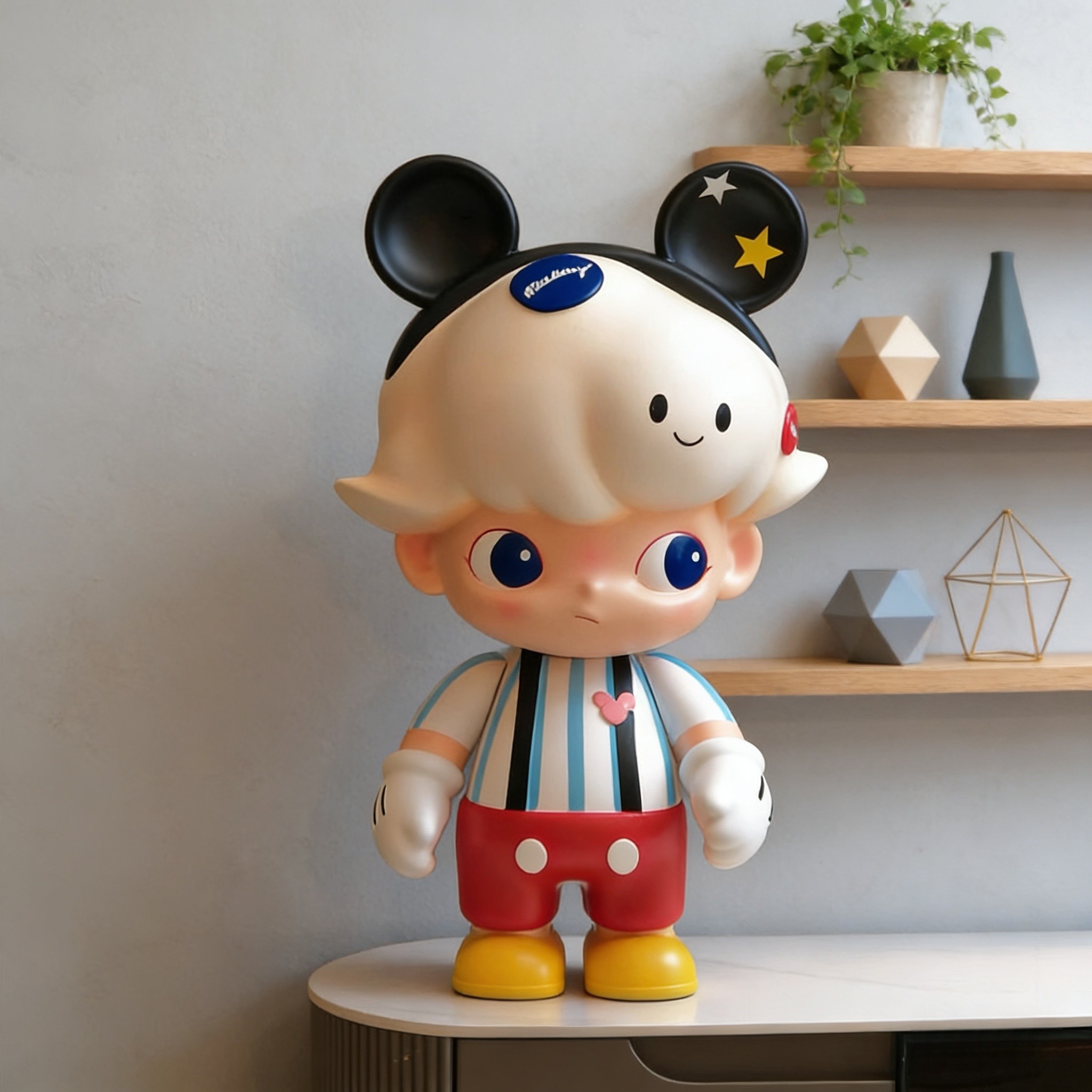 大号米奇DM潮玩摆件客厅电视柜旁玄关房间装饰品乔迁生日礼物,淘宝优惠券,粉丝福利购,淘宝优惠卷