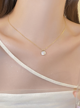 气质贝壳项链轻奢高级感锁骨款