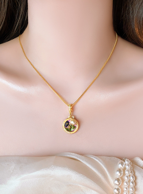 可拆卸万能扣莫奈花园珍珠项链