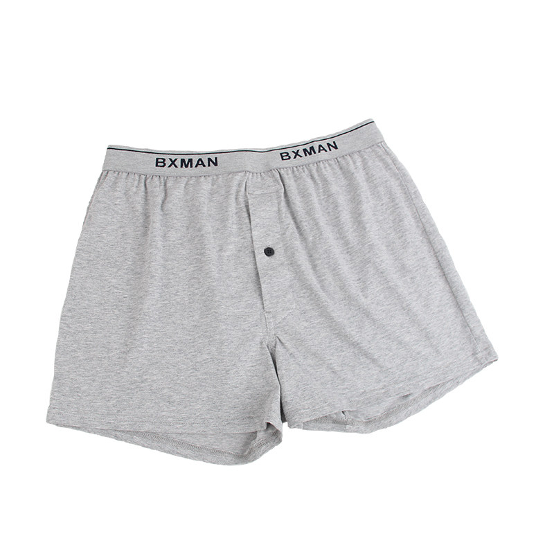 BXMAN宽松男士内裤男平角裤纯棉针织弹力阿罗裤中腰短裤男四角裤,淘宝优惠券,粉丝福利购,淘宝优惠卷