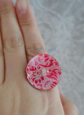 PUPU制物｜美人兮｜原创软戒指小众法式甜美度假汉服吸睛百搭学生