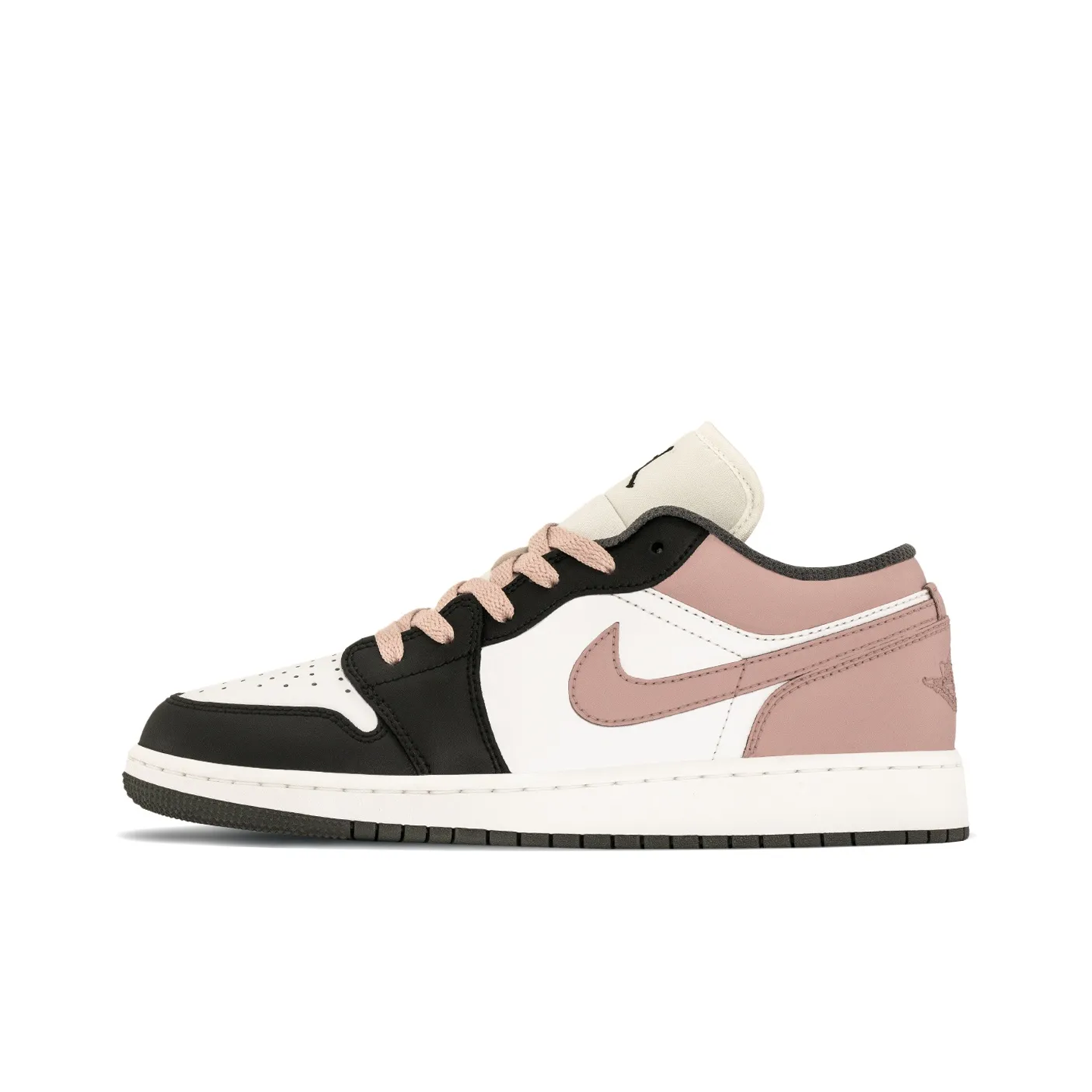 球鞋定制 Jordan Air Jordan 1 'Iron Grey'黑粉女子低帮百搭板鞋,淘宝优惠券,粉丝福利购,淘宝优惠卷