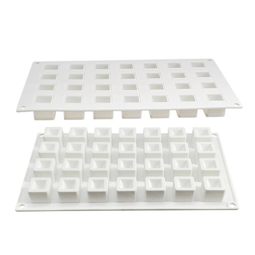 意境冷菜鹅肝凹方模分子料理红酒甜品模方形夹心慕斯模硅胶模具模 - 图2