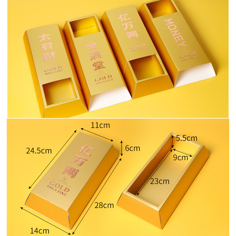 现货999发财金砖长方椰汁红糖年糕模具蜜蜡包装盒马蹄糕1斤pp蒸模 - 图1