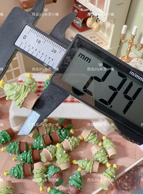 微缩场景食玩树脂配件立体星星圣诞树diy饰品桌面摆件娃娃屋场景
