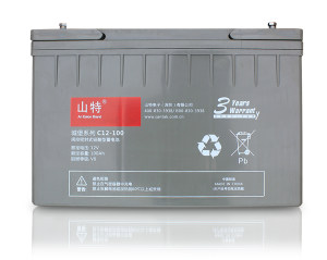 山特蓄电池12V100AH UPS电源专用蓄电池 SANTAK城堡系列C12-100