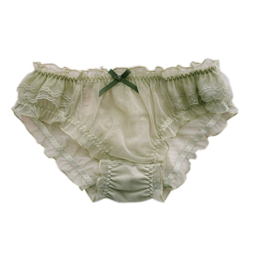 Японское нижнее белье, ультратонкие кружевные летние тонкие сексуальные штаны, средняя посадка