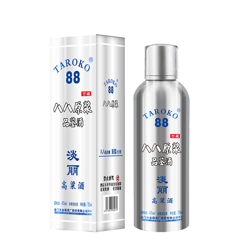 八八原浆42度淡丽高粱酒750ml浓香型粮食白酒6瓶礼盒装品鉴热卖