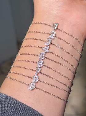 法国转运小红绳手链幸运数字