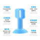 ປະຕູດູດ silicone punch-free ຫ້ອງນ້ໍາປະຕູ handle anti-collision wall suction plastic rubber suction cup buffer door stop