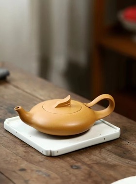 正宗宜兴紫砂壶原矿陈腐黄金段泥一帆风顺壶家用功夫茶壶茶具礼品