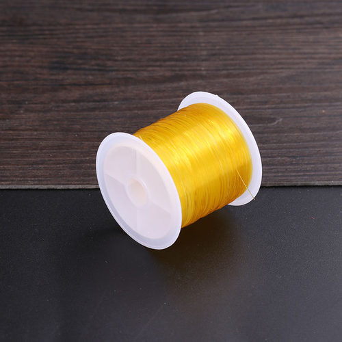 无弹力diy手工串珠鱼线材料 缠戒指线编发财树的透明鱼丝线水晶线 - 图1