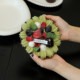Simulated blueberry cake model dessert table dessert props scene layout sample raspberry fruit tart soft decoration