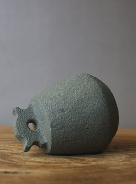 称心如意手工石秤砣中式古典石权石茶宠把件石头秤砣禅意石摆件