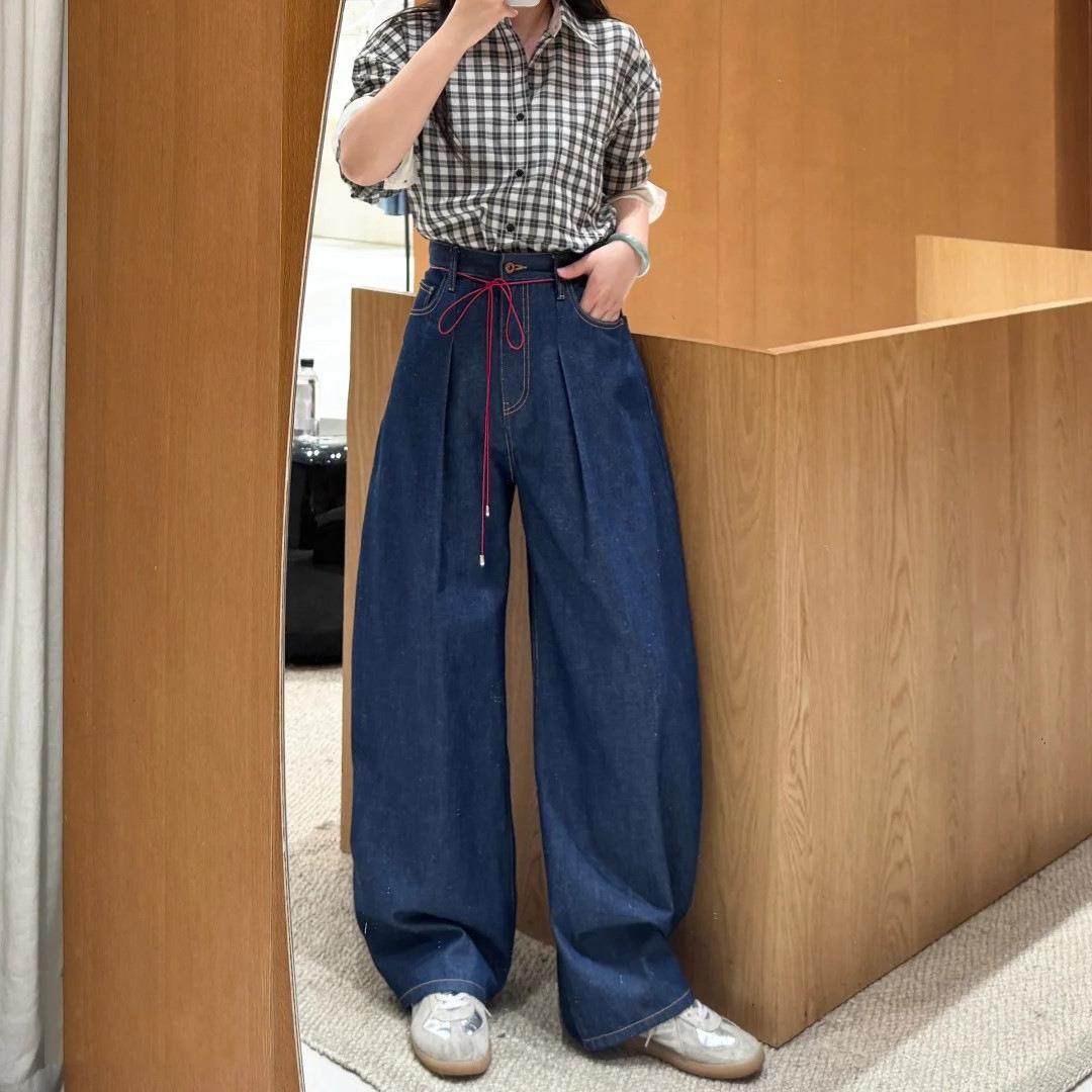 it :orange forest高圆圆同款新款女装休闲百搭深蓝色弯刀牛仔裤,淘宝优惠券,粉丝福利购,淘宝优惠卷