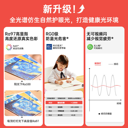 三雄极光led吸顶灯护眼智能客厅灯现代简约卧室灯具 - 图0