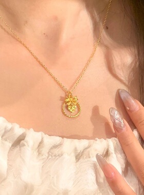 氛围感金色圣诞碎碎冰爱心蝴蝶结