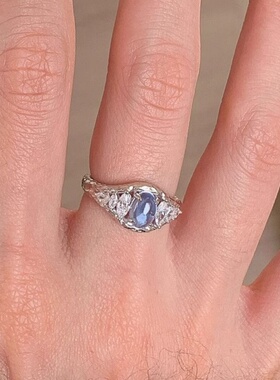 法式布鲁斯之眼高透开口戒指